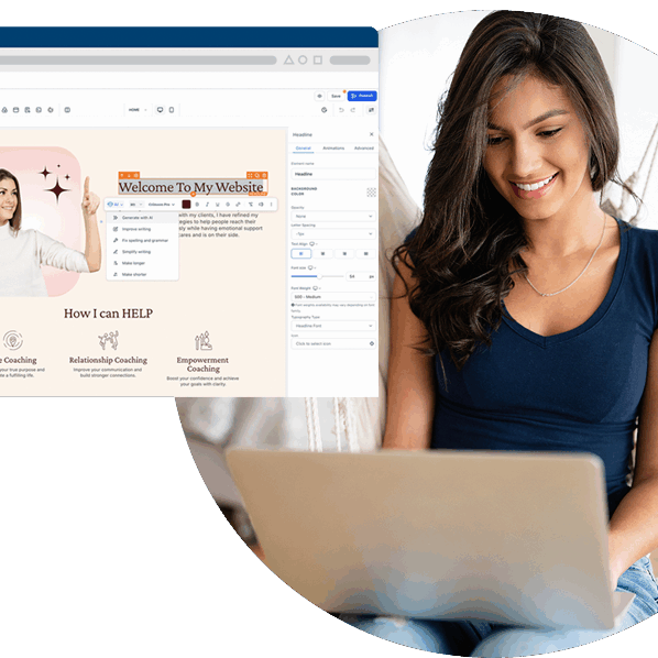 startup website builder